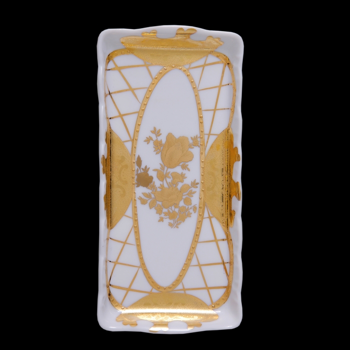 Набор "Мелисса" (молочник и сахарница на блюдце)