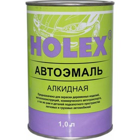 

Эмаль алкидная Holex RAL9005 черная, 1 л
