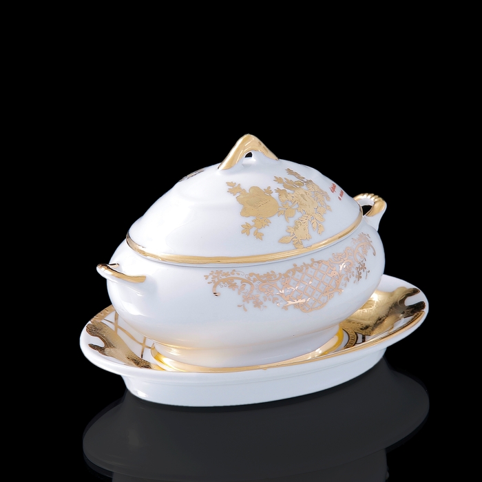 Сахарница с блюдцем "Мелисса"