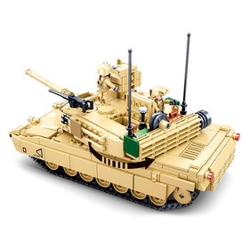 

Конструктор Модельки «Brown M1A2 Abrams», 781 деталь