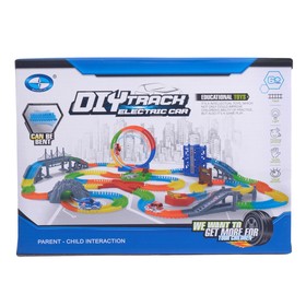 

Автотрек «Магический Трек», гибкий, светится в темноте, 98 деталей, уценка