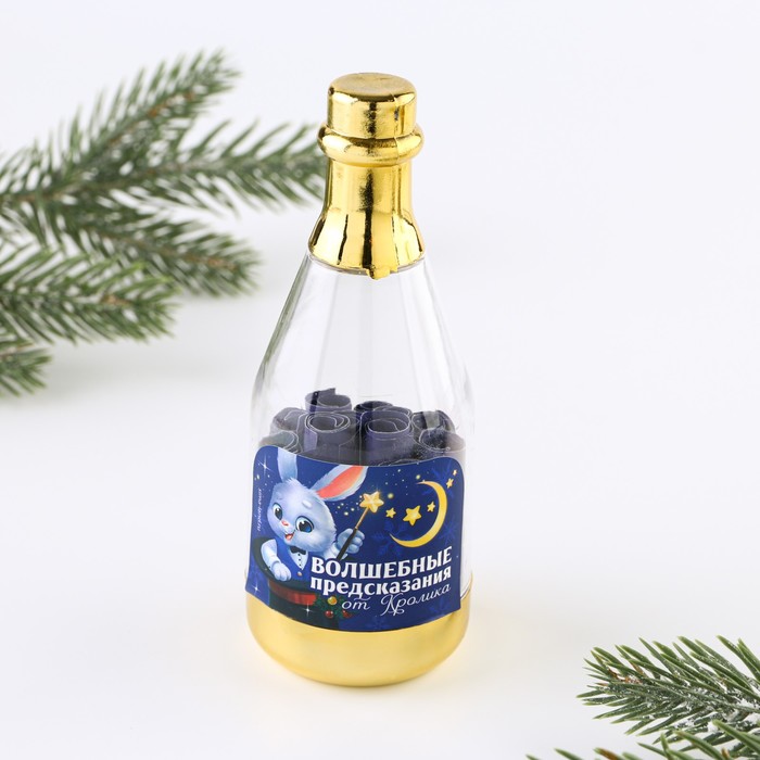 

Новогодние пожелания в бутылке «Волшебные предсказания», 15 штук