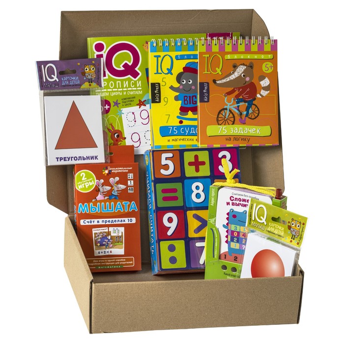 Посылка. Базовый комплект IQ-игр для освоения навыков счёта посылка мини комплект iq игр для освоения навыков счёта для детей от 5 до 7 лет
