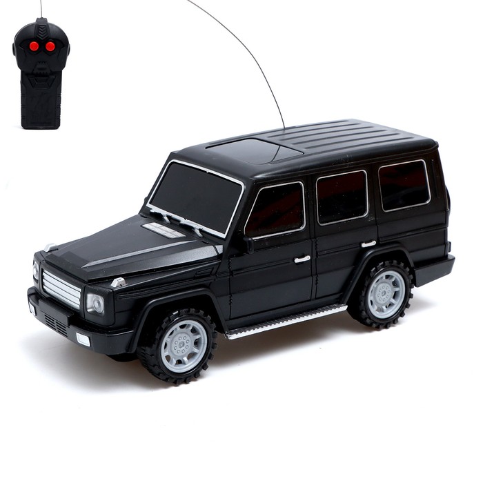 Машина радиоуправляемая «Внедорожник», на батарейках, цвет чёрный радиоуправляемая машина армия россии ар 02001 патрульный внедорожник