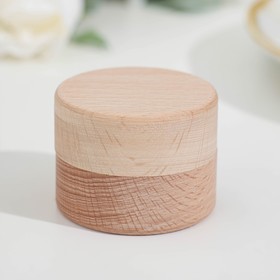 

Шкатулка для колец, бук, 5,2х4,2 см