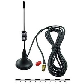 

Антенна WiFi RUICHI JCXP8019, 2.4 ГГц с кабелем RG 174 3 м, разъём SMA-F