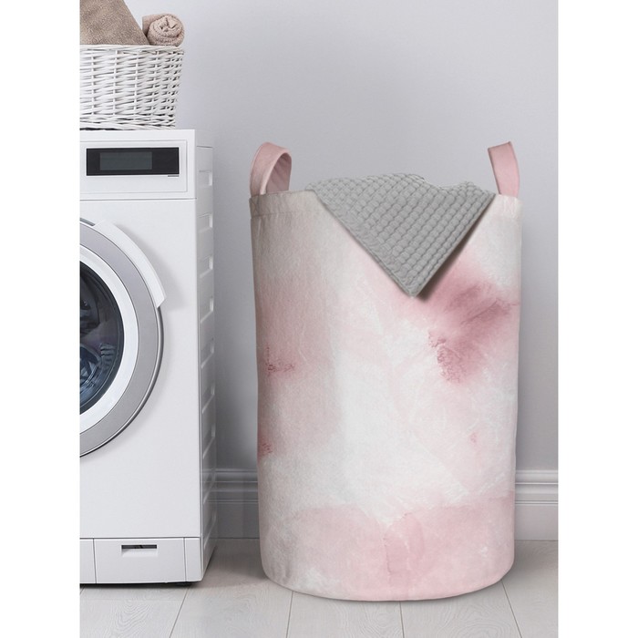 Корзина для хранения вещей «Розовый дым», размер 40х60 см цена и фото