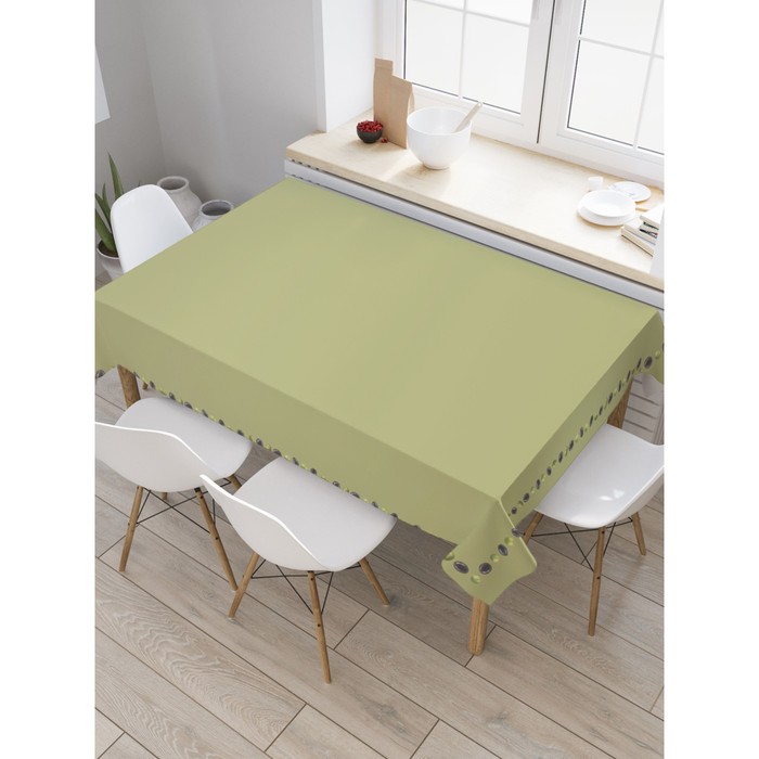 Скатерть на стол «Оливки», прямоугольная, оксфорд, размер 145х180 см скатерть на стол весна прямоугольная оксфорд размер 145х180 см