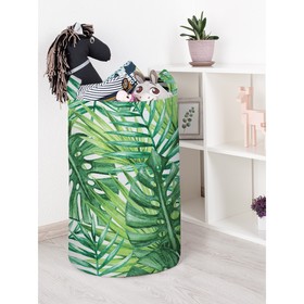 Корзина для игрушек «Тропические листья, размер 40х60 см