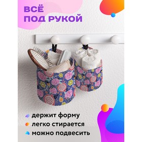 

Тканевый настольный органайзер, размер 12х13 см и 15х18 см
