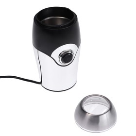 

Кофемолка электрическая LuazON LCG-03, 200 Вт, 40 г, чёрно-белая