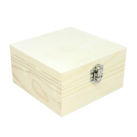 

Деревянная шкатулка, размер 13x13x7см, Glorex