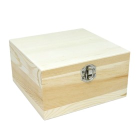 

Деревянная шкатулка, размер 16x16x8,5 см, Glorex
