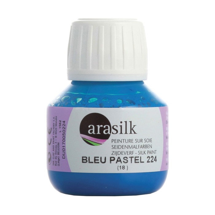 

Краска для шелка H Dupont Arasilk, 50мл (224 голубая пастель)