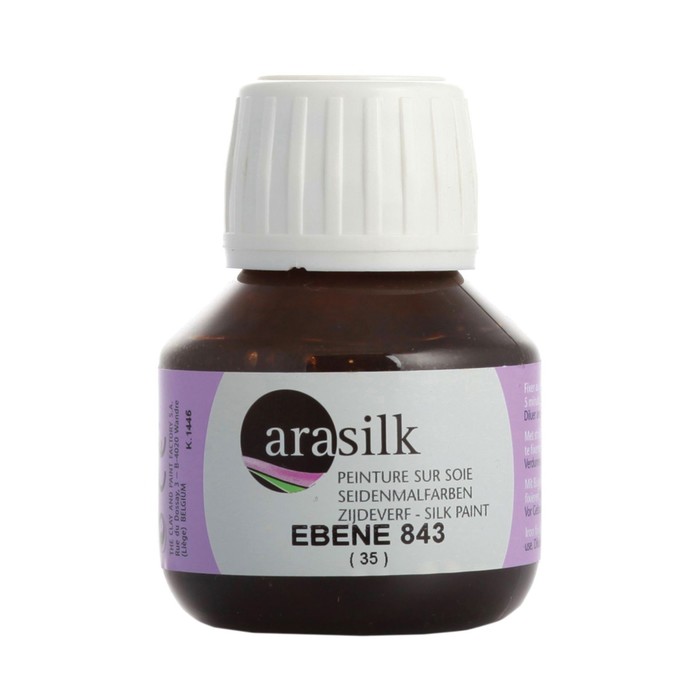 

Краска для шелка H Dupont Arasilk, 50мл (843 эбеновый)
