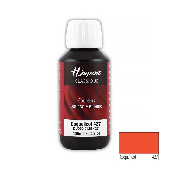 

Краска для шелка H Dupont Classiс, 125мл (427 красный мак)