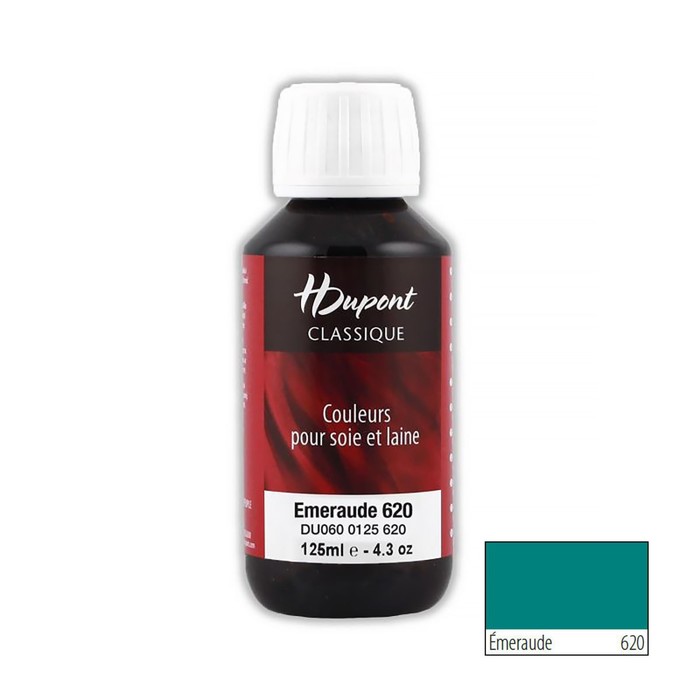 

Краска для шелка H Dupont Classiс, 125мл (620 изумрудный)