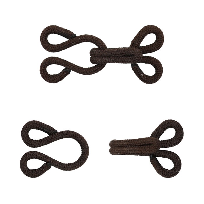 Крючки и петли для меховых изделий (железо) упак(3шт), коричневый цв. Prym