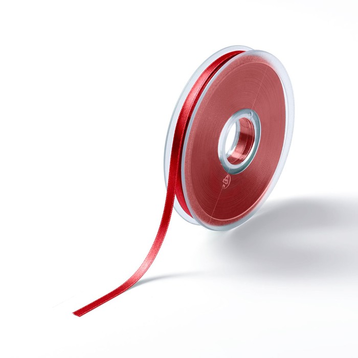 

Атласная лента 6мм 25м Prym (75 темно-красный)