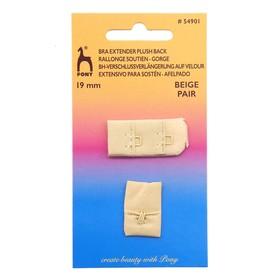 

Застежка для бюстгальтера 2x1, 19мм, бежевый PONY