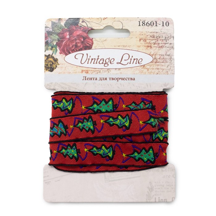 

Лента декоративная для творчества,10 мм x 1,5 м, Vintage Line