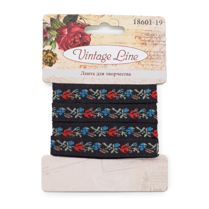 

Лента декоративная для творчества, 12 мм x 1 м, Vintage Line