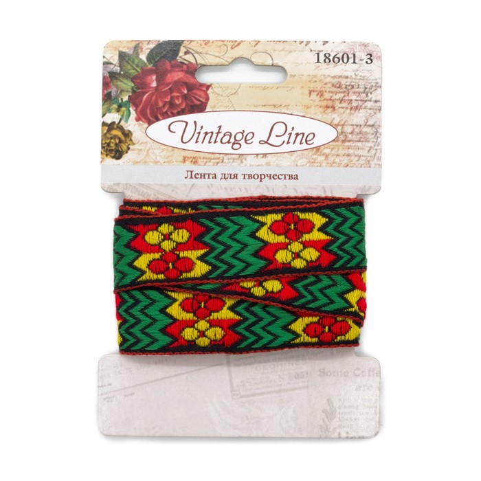 

Лента декоративная для творчества, 20мм x 1м, Vintage Line