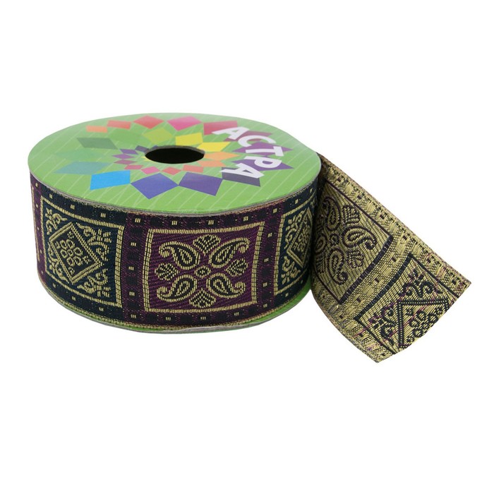 

Тесьма жаккардовая, 40 ммx9 м, (47D/54)