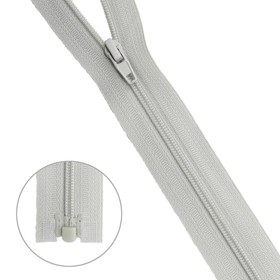 

Молния витая т3 1 замок, 40 см (154 бледно-серый), 10 шт