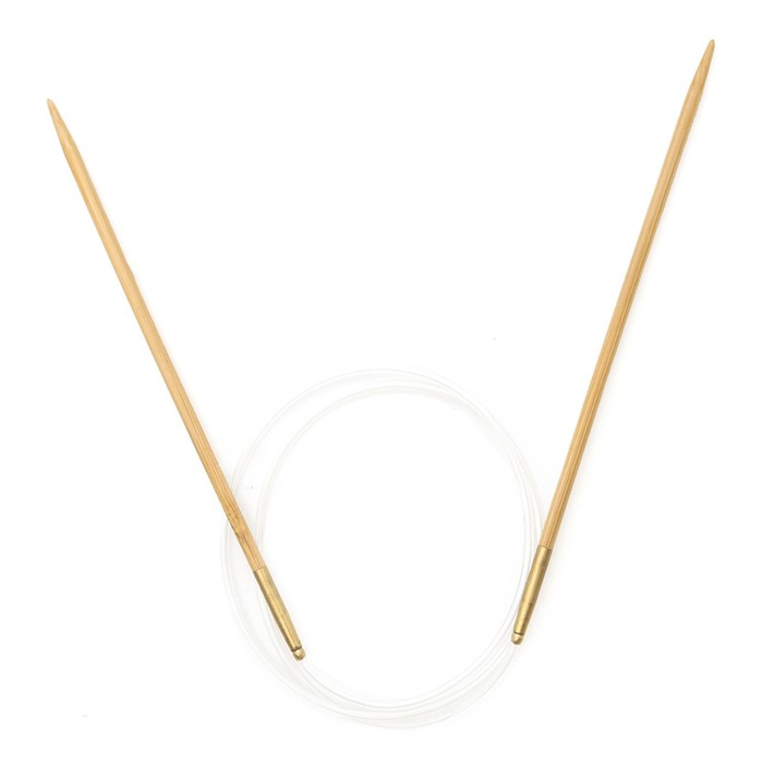 

Спицы вязальные круговые BAMBOO 3,5 ммx80 см, бамбук PONY