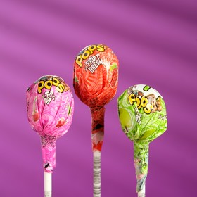 

Леденец на палочке U POPS, фруктовая мечта, 11 г х 130 шт в цилиндре