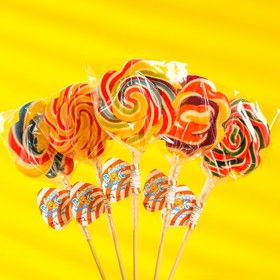 

Леденцовая карамель на палочке, Candy Fox, «Цветок», фасовка 50 шт. 30 г