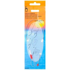 

Вдеватель резинки/шнура,гибкий,29,5см,сталь PONY