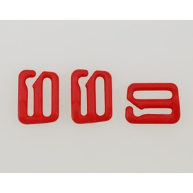 

Крючок для бюстгальтера 10мм, металл, (100 красный), 50 шт