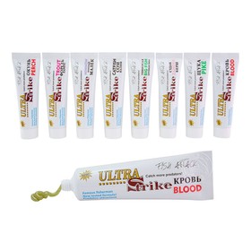 Гель-аттрактант ULTRA STRIKE BLOOD для хищных рыб, 100 мл