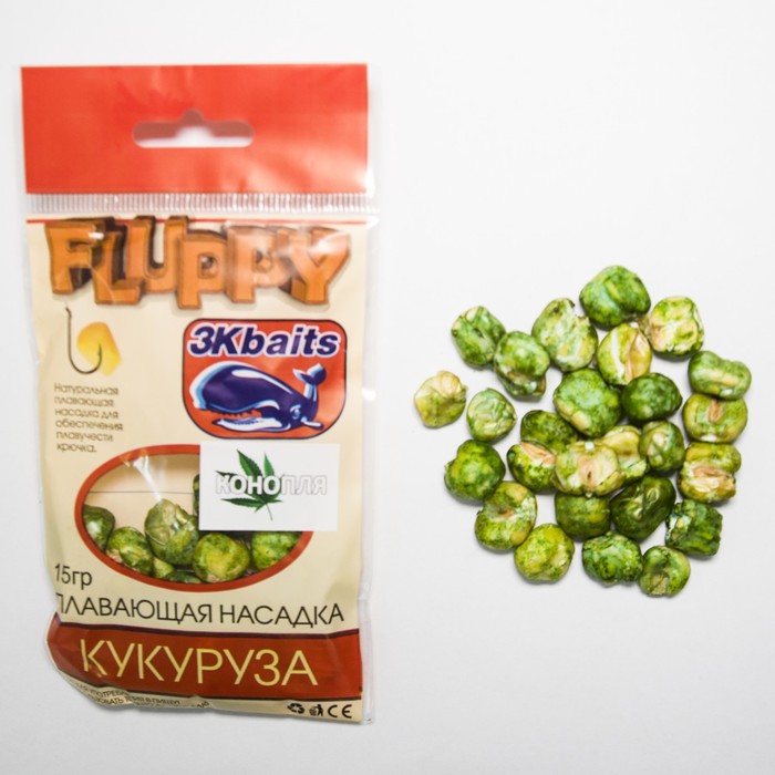 

Кукуруза воздушная FLUPPY «Конопля», 15 г