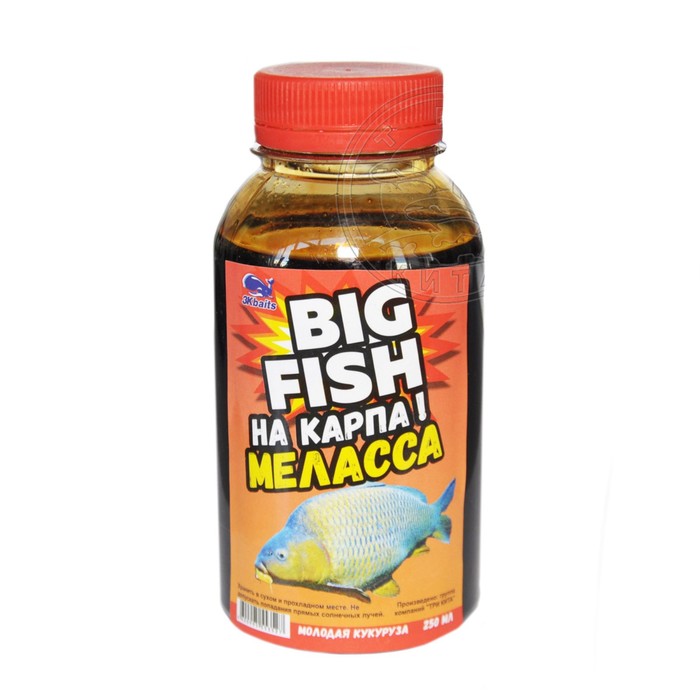 Меласса «BIG FISH-На карпа!» «Молодая кукуруза», 250 мл