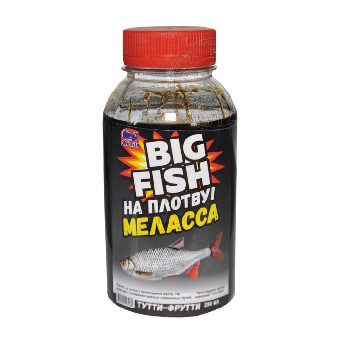 Меласса «BIG FISH-На плотву!» «Тутти-фрутти», 250 мл