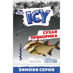Прикормка зимняя ICY «Гаммарус» сухая, пакет, 450 г