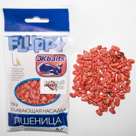 Пшеница плавающая FLUPPY «Красный червь», 15 г