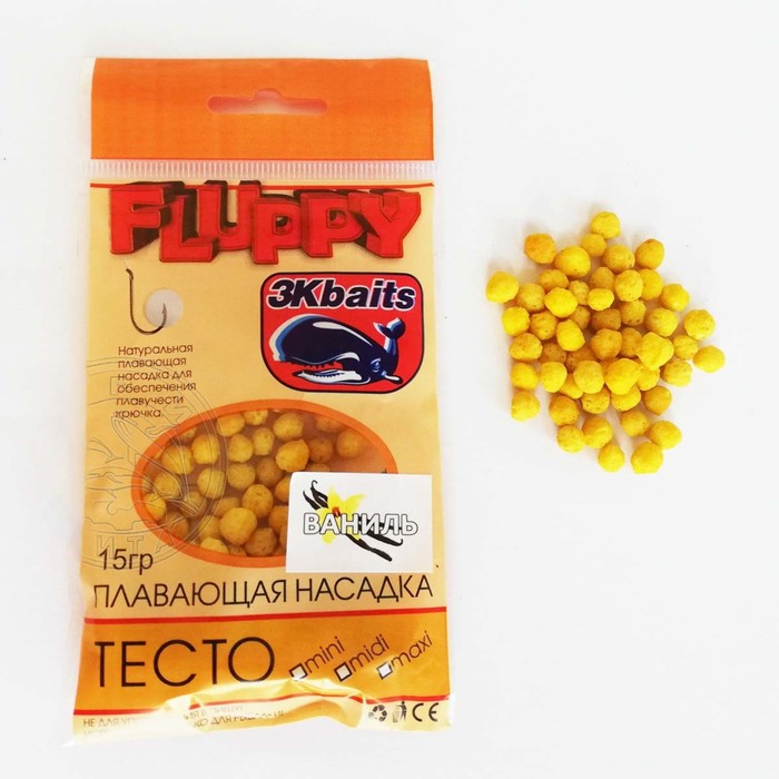 

Тесто плавающее FLUPPY maxi «Ваниль», 15 г