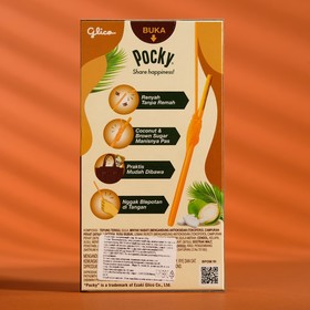

Палочки Pocky, GLICO, кокос и тростниковый сахар, 37 г