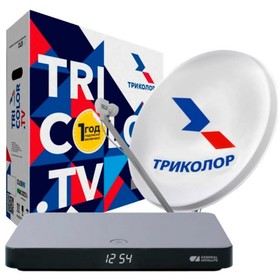 Комплект спутникового телевидения Триколор Ultra HD GS B622L, черный Ош