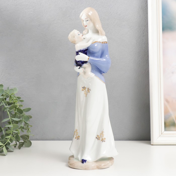 Сувенир керамика Мать и дитя 32 см рисунок на ткани конёк мать и дитя 45x60 см