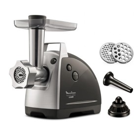 

Мясорубка Moulinex ME686832, 2200 Вт, 1 скорость, 4.5 кг/мин, серая
