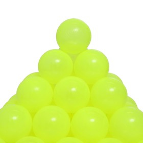 Набор шаров для бассейна 500 шт. (флуоресцентные желтые)