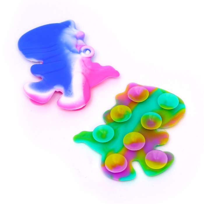 Развивающая игрушка «Динозавр» с присосками, цвета МИКС развивающая игрушка динозавр цвета микс