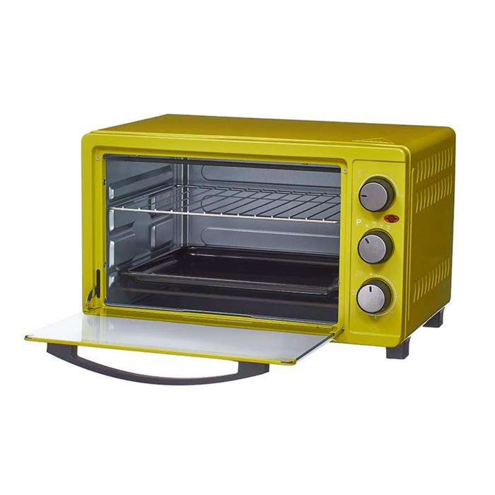 фото Мини-печь oursson mo2325/ga, 1500 вт, 23 л, 100-250°c, таймер, золотая