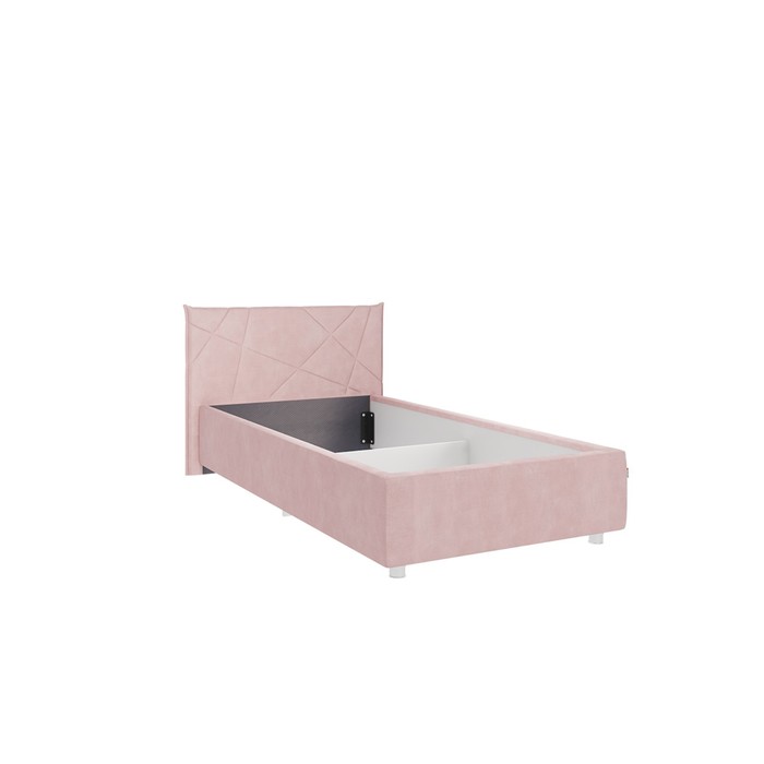 Кровать Бест с ортопедом, 900х2000, Нежно-розовый (велюр)