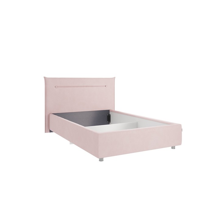 Кровать Альба с орт. основанием + ПМ 1200х2000 нежно-розовый (велюр) кровать линси с орт основанием 1200х2000 розовый велюр